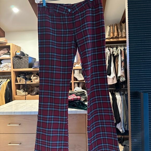 Lip, service plaid, pants, size small - Picture 2 of 9